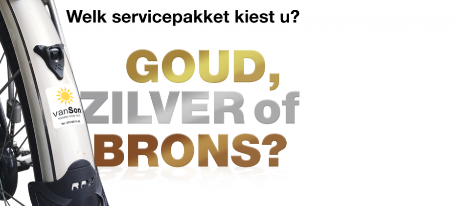 Hier kunt u kiezen welk service pakket het beste bij u past!